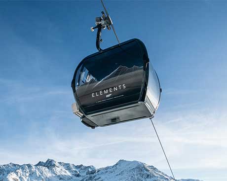 Gondel Bergbahn Sölden
